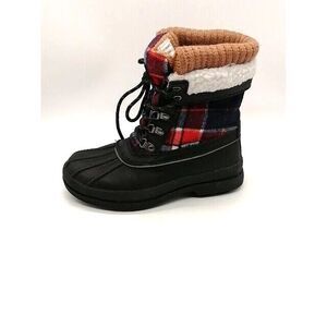 Tamarack Boots Womens Red Black 6‎ Winter Shoe Waterproof Slip Resistant SC1106